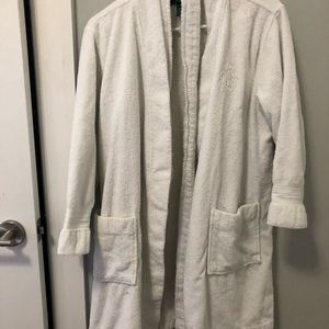 ralph lauren terrycloth short bathrobe